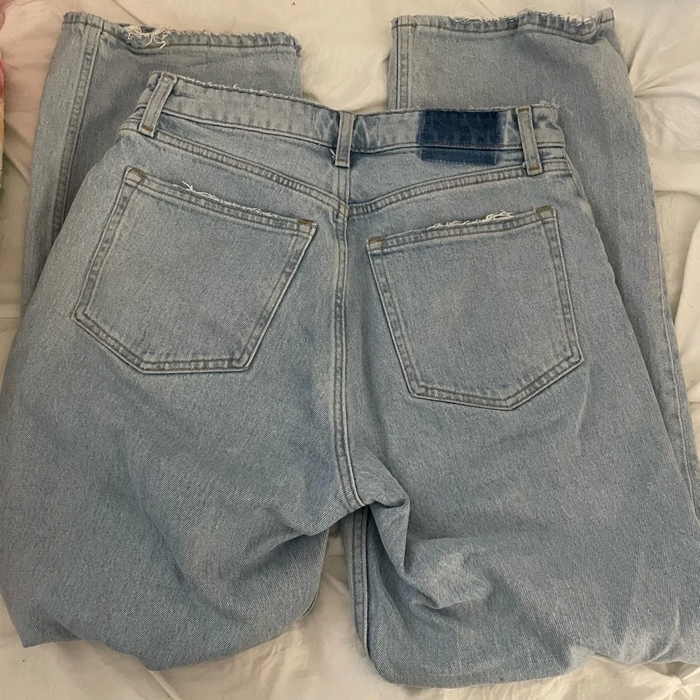 Abercrombie & Fitch Light Blue High Rise Women Jeans - Picture 7 of 9